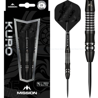 Mission steel Kuro M2 23g black 95% wolfram