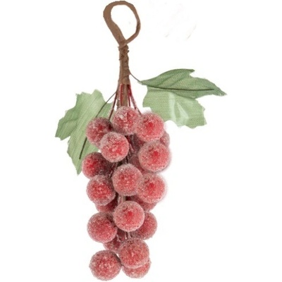 Umelé hrozno červené 18 cm