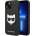 KARL LAGERFELD Кейс Karl Lagerfeld KLHCP14MSAPCHK за iPhone 14 Plus 6, 7", твърд, черен / черен, Saffiano Choupette Head Patch (KF001134-0)