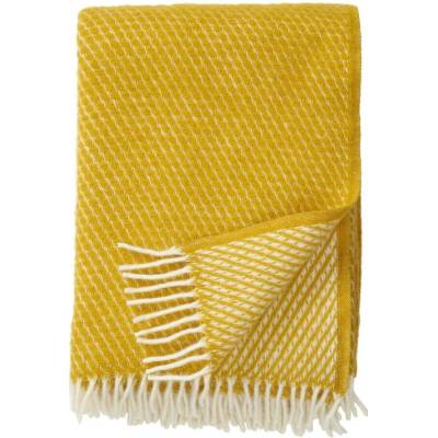 Klippan Vlněný pléd Velvet saffron 130x200