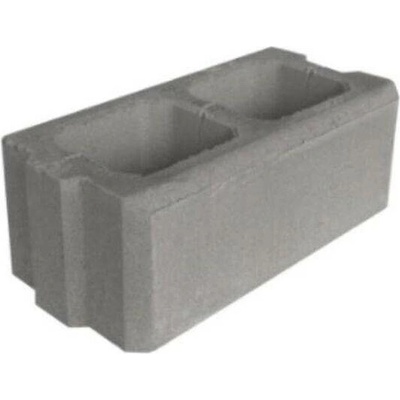 Tvarovka plotová PRESBETON Simple block hladká přírodní HX 1/20/AF – 400 x 200 mm