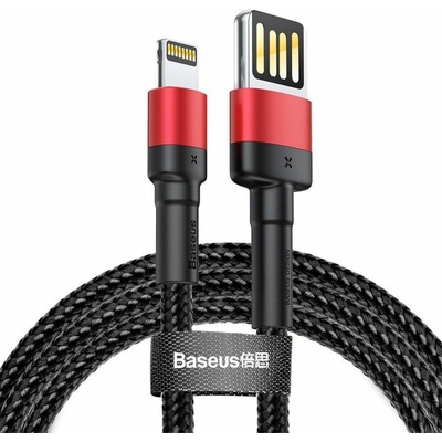 Baseus Кабел Baseus Cafule, от USB A(м) към Lightning(м), 1m, черен