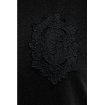 Twinset Памучна тениска Twinset дамска в черно 251TT2044 (251TT2044)