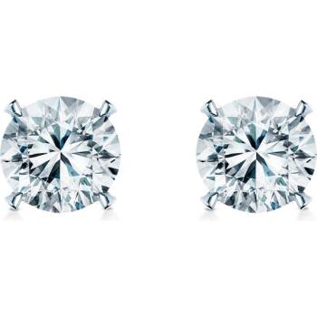 SAVICKI Обеци Share Your Love: бяло злато, диаманти