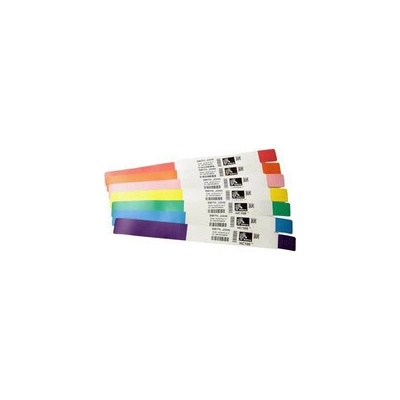 Zebra Z-Band Splash vodeodolné náramkové pásky, modré, 25.4 x 254 mm, 6x350 ks