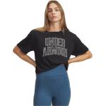 Under Armour Тениска Under Armour Women's Varsity Oversized T-Shirt - Black/White