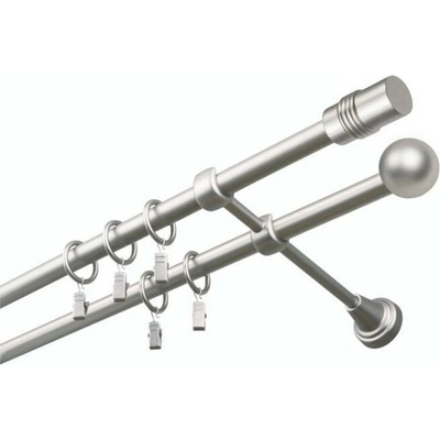 GARNÝŽE-HEBR Garnýž Cylinder satina dvojitá 160 cm