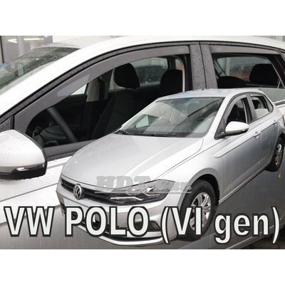 Deflektory Heko VW Polo 2017 predné + zadné