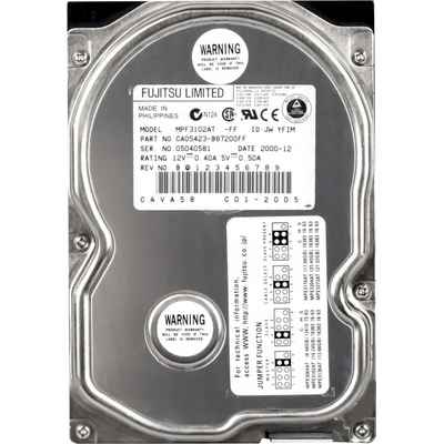 Fujitsu 10,20 PATA IDE/ATA 3,5", MPF3102AT
