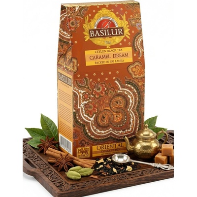 Basilur Orient Caramel Dream balení čajů sypaný papír 100 g