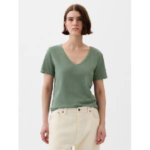 GAP Памучна винтидж тениска GAP GAP | Zelen | ЖЕНИ | XXS - zoot - 47,49 лв