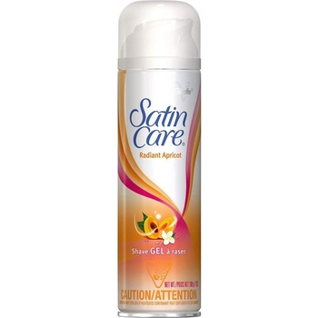 Gillette Satin Care Radiant Apricot dámsky gél na holenie 200 ml