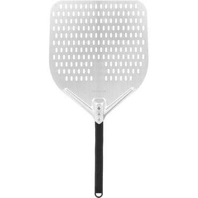TECHNICA Perforovaná lopata na pizzu z anodového hliníku s hliníkovým úchytem, čtvercová, 355x405x710 mm | TECHNICA, Pizza Line