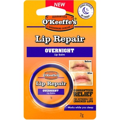 OKeeffes Lip Repair Overnight Nočný balzam na pery 7 g