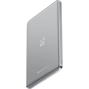 OnePlus Преносима външна батерия с USB-C порт и безжично зареждане с MagSafe - OnePlus Slim Magnetic Wireless Power Bank 5000 mAh (тъмносив)