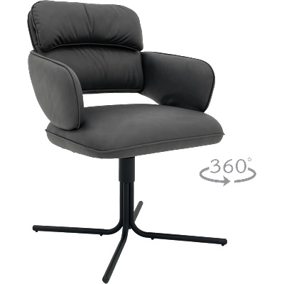 Carmen Трапезен стол rakvere - тъмносив 11 (3532257)