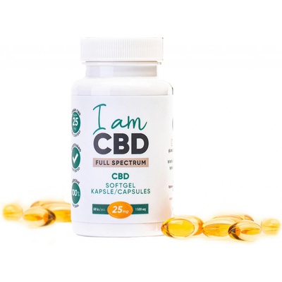 I am CBD Full Spectrum CBD 1500 mg 60 kapslí – Zbozi.Blesk.cz