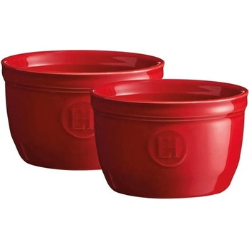 Image 1 of Emile Henry 2 бр червени керамични рамекини emile henry