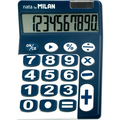 MILAN Kalkulačka stolní 10-místní 150610 modrá