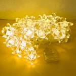  Светещи 20 led цветчета, топло бяло К10
