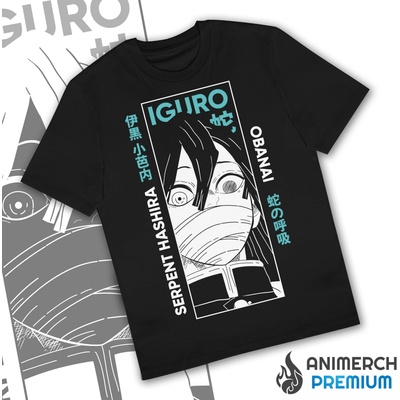 Demon Slayer Tričko Iguro PREMIUM