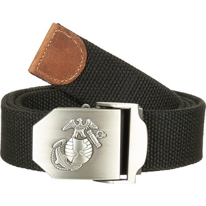 MFH Колан MFH USMC Web Belt, приблизително 4 cm, черен (22507A)