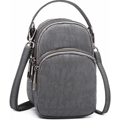 Crossbody kabelka na mobil šedá KONO