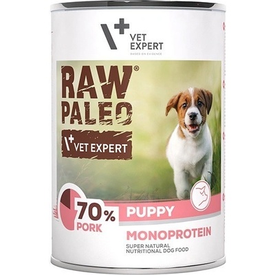 VetExpert Raw Paleo Puppy Pork 400 g