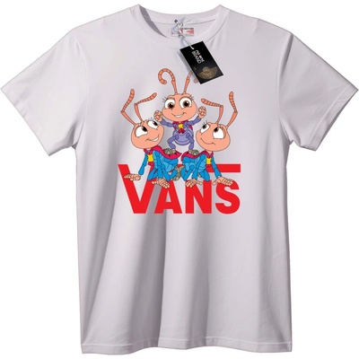 NOONEBRAND Тениска VANS Карикатурни Мравки - 2XL, Black