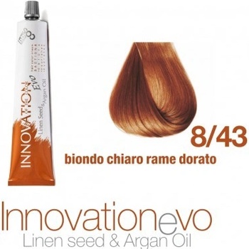 BBcos Innovation Evo farba na vlasy s arganovým olejom 8/43 100 ml