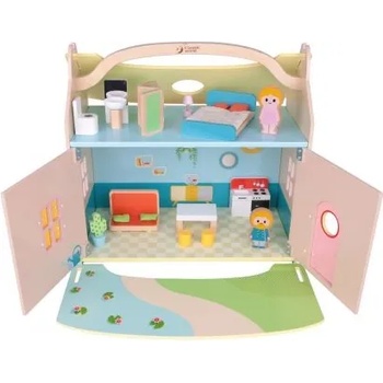 Classic world - Преносима детска дървена къщичка (CW53665)