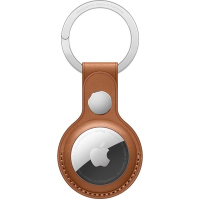 Apple AirTag Leather Key Ring - saddle brown MX4M2ZM/A