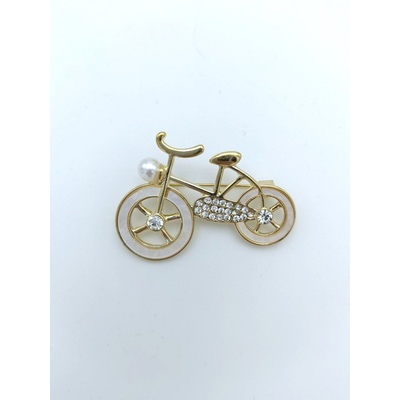 Phoenix brož Jízdní kolo zlatá 1427111751 – Zboží Dáma