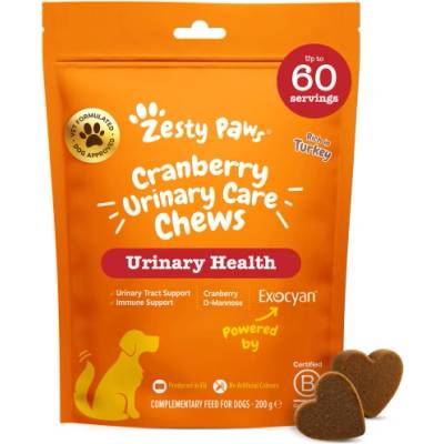 Zesty Paws Cranberry Urinary Chews 60 ks
