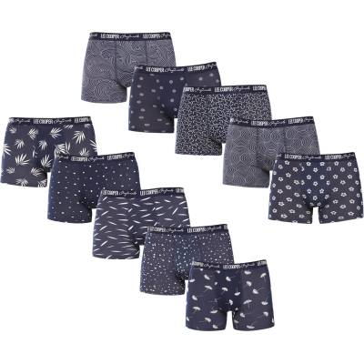 Lee Cooper Комплект десет - мъжки боксерки Lee Cooper многоцветни Lee Cooper | Mnogotsveten | МЪЖЕ | L