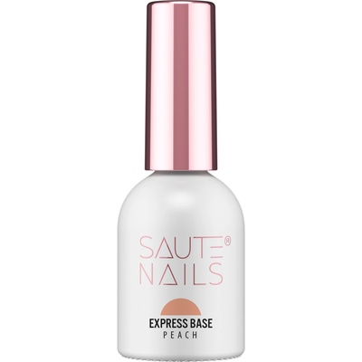 Saute Nails Express Base 8ml Hybridný podkladový lak na nechty Peachy Broskyňa