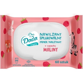 Dada vlhčený s vůní maliny 60 ks