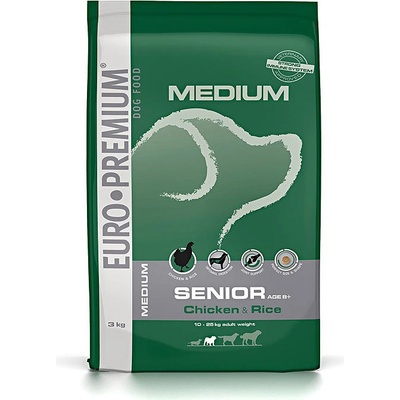 Euro-Premium Medium Senior Chicken & Rice 3 kg