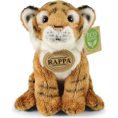 Rappa Плюшена играчка Rappa Еко приятели - Бенгалски тигър, 15 cm (252240)