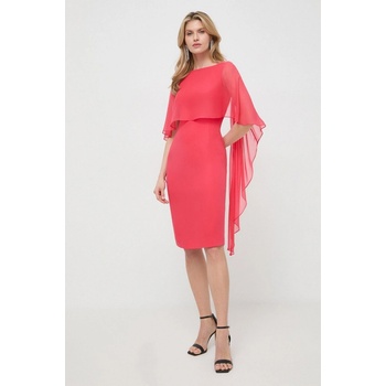 Luisa Spagnoli Hedvábné šaty červená mini 540782.