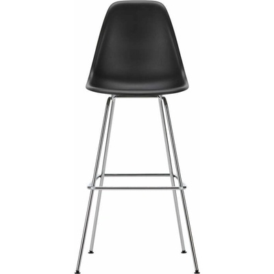 Vitra Eames Plastic High deep black / chrome