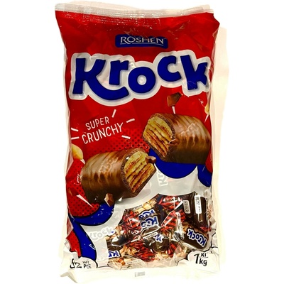 Roshen Krock Bonbóny se slaným karamelem a arašídy 1 kg