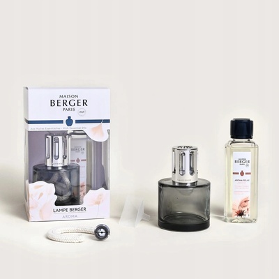 Maison Berger Paris Dárková sada katalytická lampa Aroma Relax šedá + náplň Sladký Orient 250 ml – Zbozi.Blesk.cz