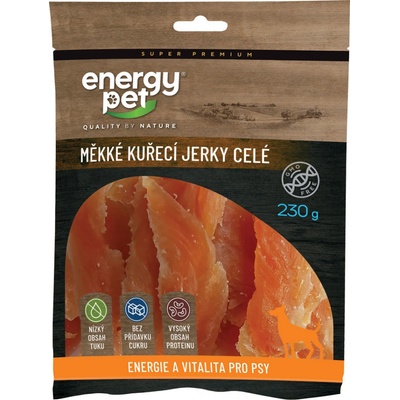 Energy Pet mäkké jerky celé kuracie 230 g
