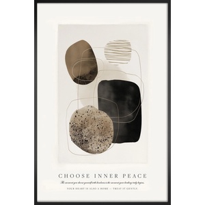 Styler Печатна картина с включена рамка 60x90 cm Inner Peace - Styler (OB-23011)