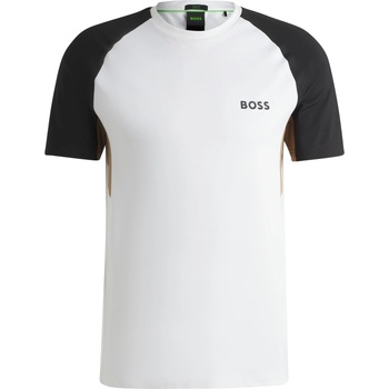 Image 1 of Boss Тениска Boss Men's HBG TOC Pique Regular Fit T-Shirt - White 100