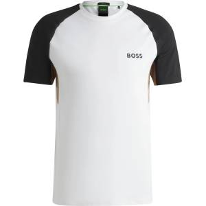 Boss Тениска Boss Men's HBG TOC Pique Regular Fit T-Shirt - White 100