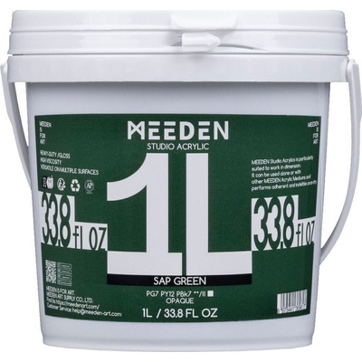 Meeden 34.1218 АКРИЛНА боя 18 Sap Green 1000 ml 1 бр (34.1218)