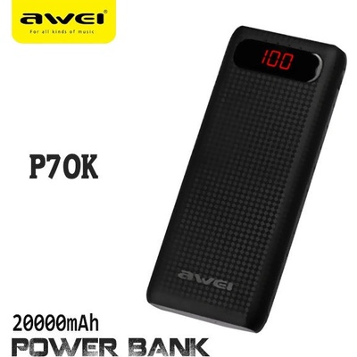 Awei P13K 20000mAh černá