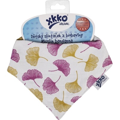 Kikko slintáček XKKO Organic Staré časy Ginkgo – Sleviste.cz